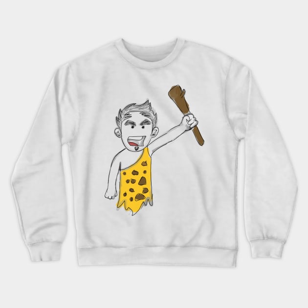 Caveman Crewneck Sweatshirt by al7addad